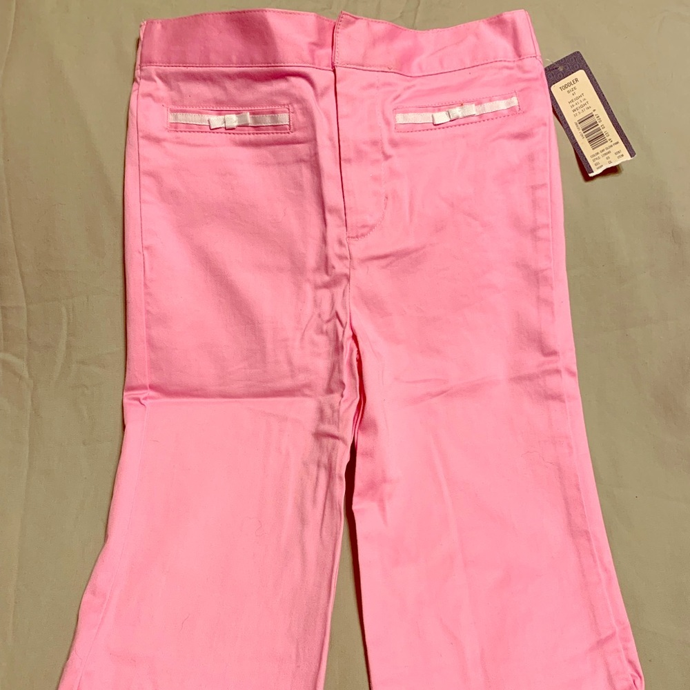 Girls Pink Cherokee Capri Pants NWT